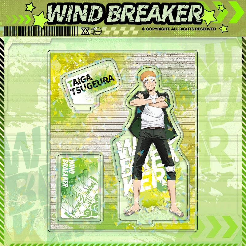 

Wind Boy Anime Merch Glass Laser Double Side Stand Set Cosplay Accessories Collection Otaku Gift System Figure D Poseable Articulated Scale