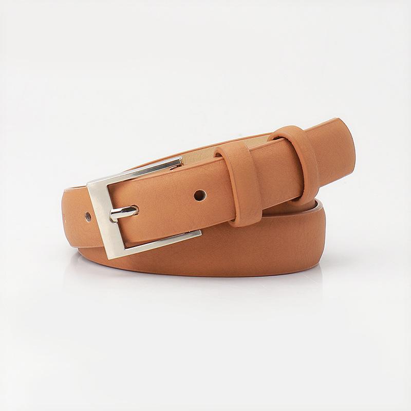 Belt Women'S Fashion Alloy Pin Buckle Women'S Belt Simple Casual Decoration Jeans Belt