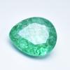 5.05 Ct Pear Shape NATURAL Green Emerald Loose Gemstone For Collection