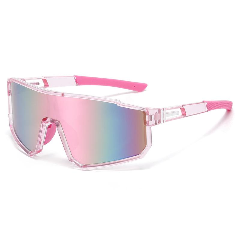 Cross Border New Riding Sunglasses Windproof European American Integrated Outdoor Sports Goggles Fashionable Colorful