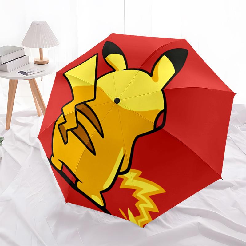 1 szt. Elektryczny Automatycznie Otwierany/Zamykany Parasol Pikachu - Kompaktowy Parasol Podróżny, Idealny dla Kobiet i Mężczyzn - Idealny Prezent Urodzinowy/Świąteczny, 213