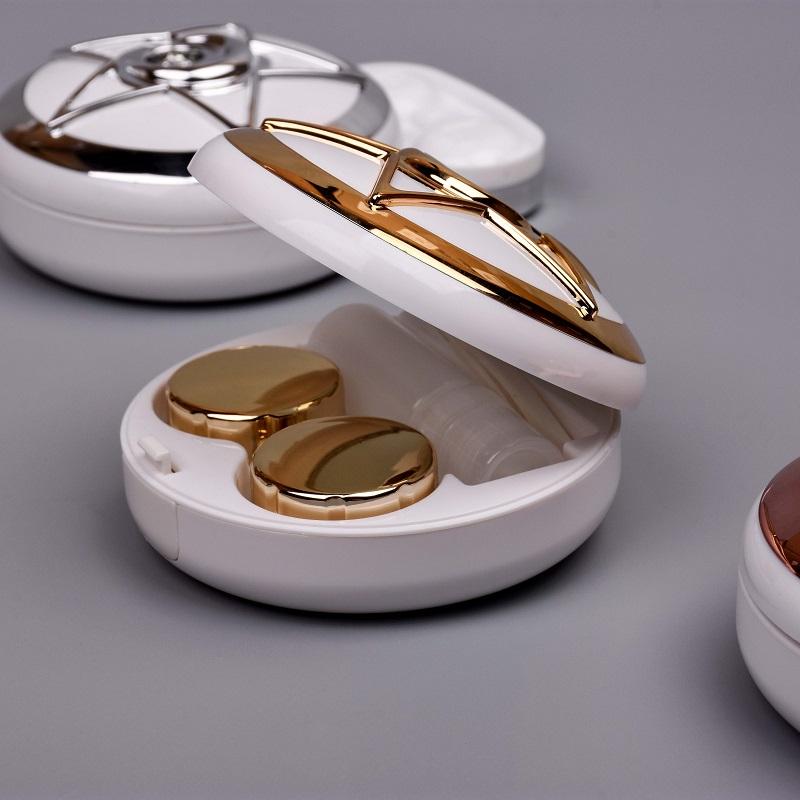 New Contact Lens Box Contact Lens Companion Box Care Box Star Diamond Series Storage Practical Portable Contact Lens Storage Box