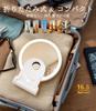 Auxmir Actress Tabletop Magnifying Mirror with 30x and 1x 72 LED 3 Handheld Stepless Brightness Adjustable USB 2000mAh High Makeup Stand Hand or