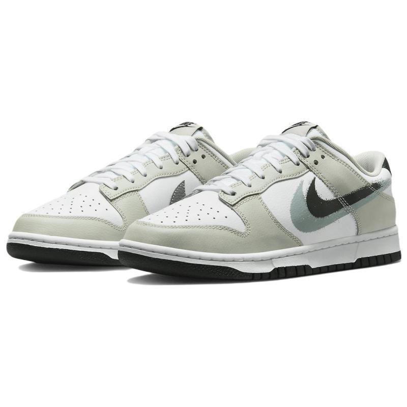 Nike Dunk Low 'Spray Paint Swoosh' Skate Shoes Sneakers FD0661-100