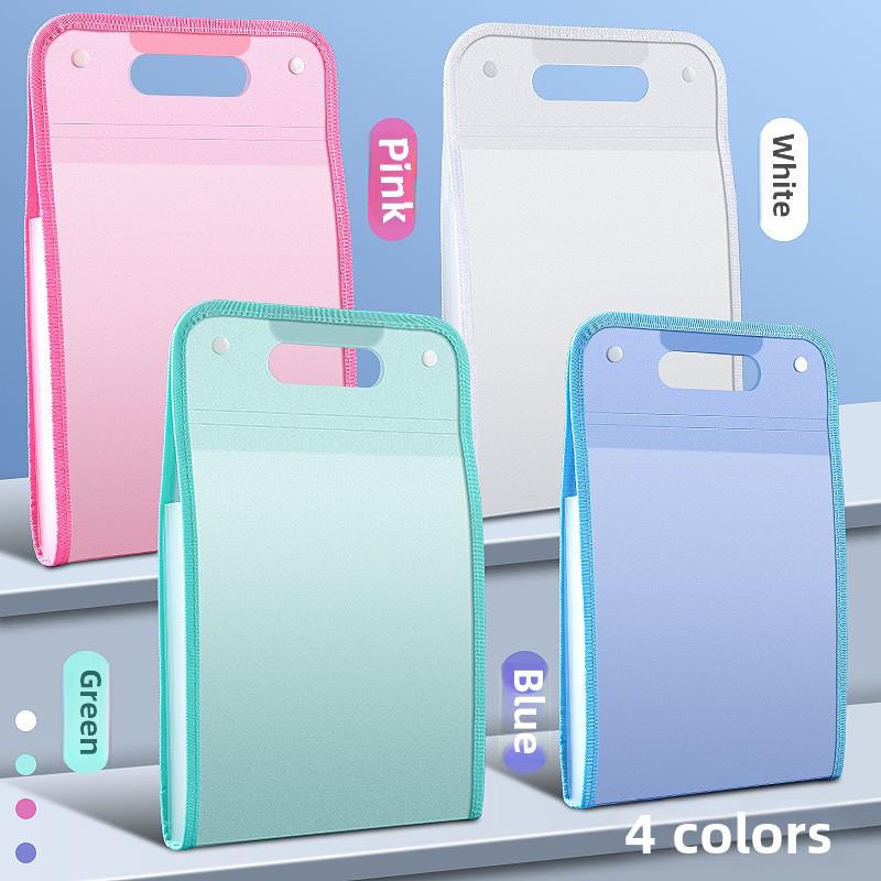 Tragbarer A4 Akkordeonordner für Studenten zur Facheinteilung und Aufbewahrung