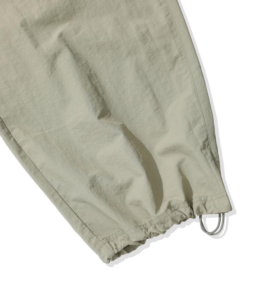 CGP Nylon Cargo Parachute Pants - Beige