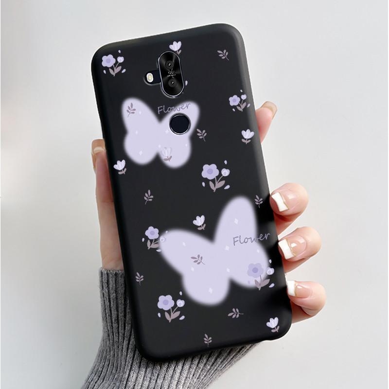 Luxury Fashion Flower For Asus Zenfone 5 Lite ZC600KL 5Q ZC600KL X017DA Silicone Phone Case Protective Back Shell Soft TPU Cover