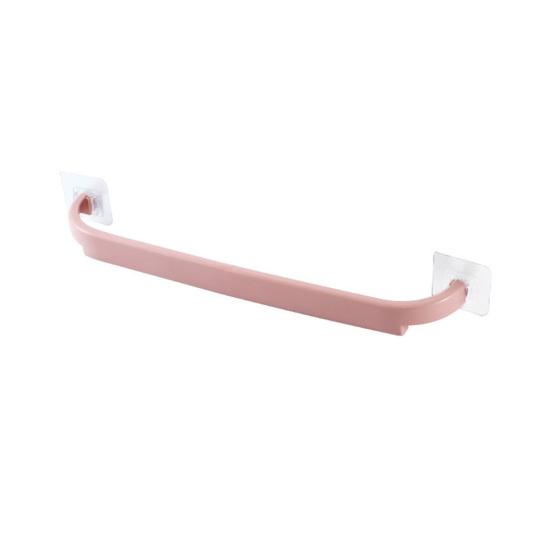 Towel Bar Self Adhesive Good Load-bearing Moisture-proof No Drilling Strong Adhesiveness Hanging Towel Waterproof Toilet Single Rod Towel Rack