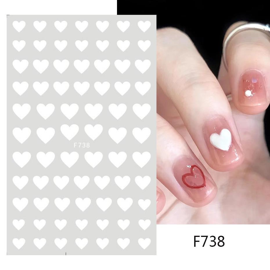 Наклейка для наращивания ногтей Пудра Румяна Love Red Halo Dye Постепенный натуральный — фото 12