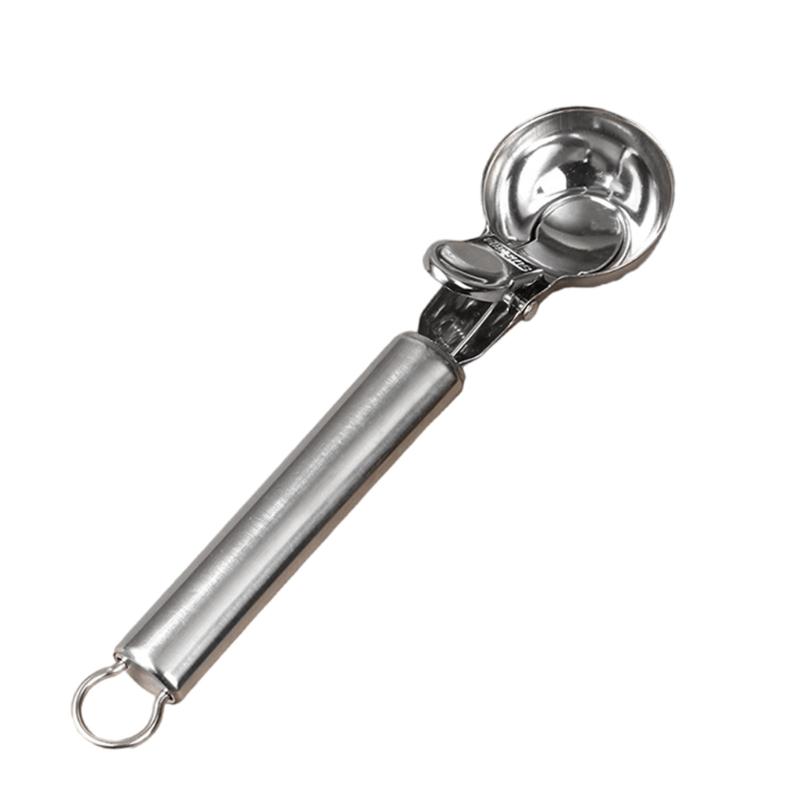

Ice Cream Scoops Rustproof Scooper Press Style Stainless Steel Digger Multifunctional Tool For Parties And Restaurants