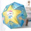 1pc Hello Kitty, Starfish Automatic Open/Close Umbrella, Lightweight Design for Everyone,Durable Canopy yy251014082
