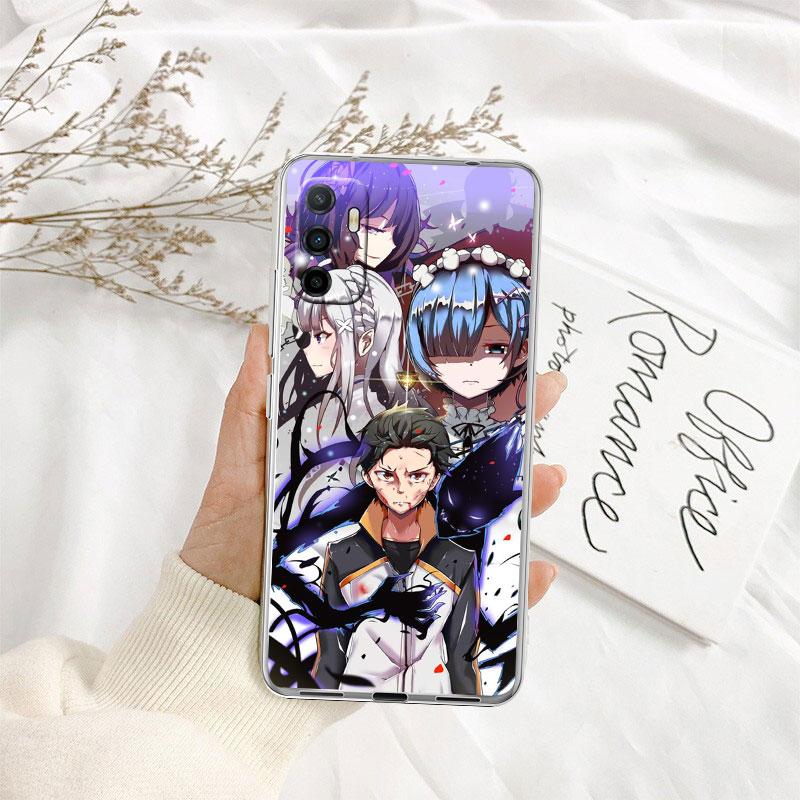 Re Zero Emilia Ram Rem Phone Case for Motorola Moto G10 G20 G30 G31 G32 G34 G35 G41 G42 G50 G51 G52 G55 G60 G60S G62 G71 G72 G75