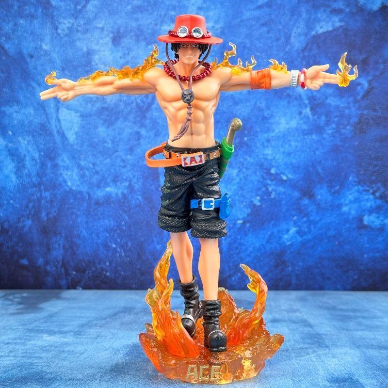 [Full Payment] LX Extendable Arm Ace 'Back View' Ace Universe One Piece Resonance GK Figure Statue Model