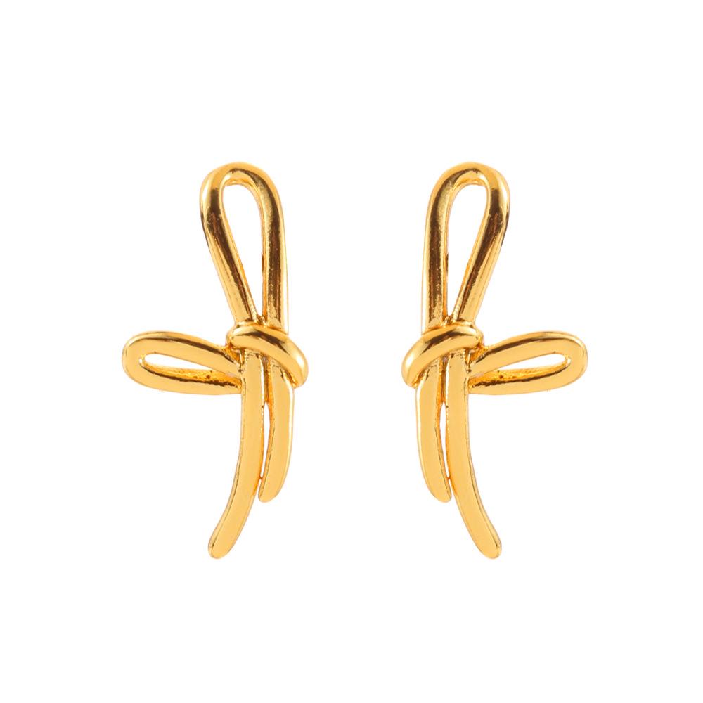 Elegant and Versatile Bow Ear Studs for Women - Stylish Daily Earrings