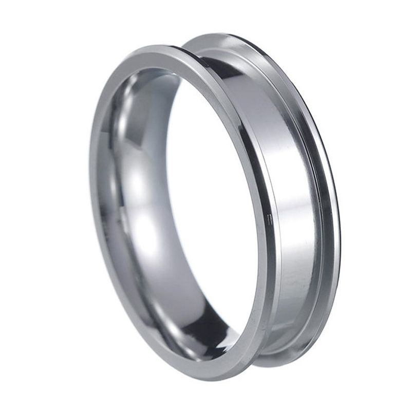 Fashion Popular Jewelry Ornament DIY Handmade Titanium Steel Ring Ring Ring Eardrop Frame 304 Stainless Steel Accessories Thumb Ring