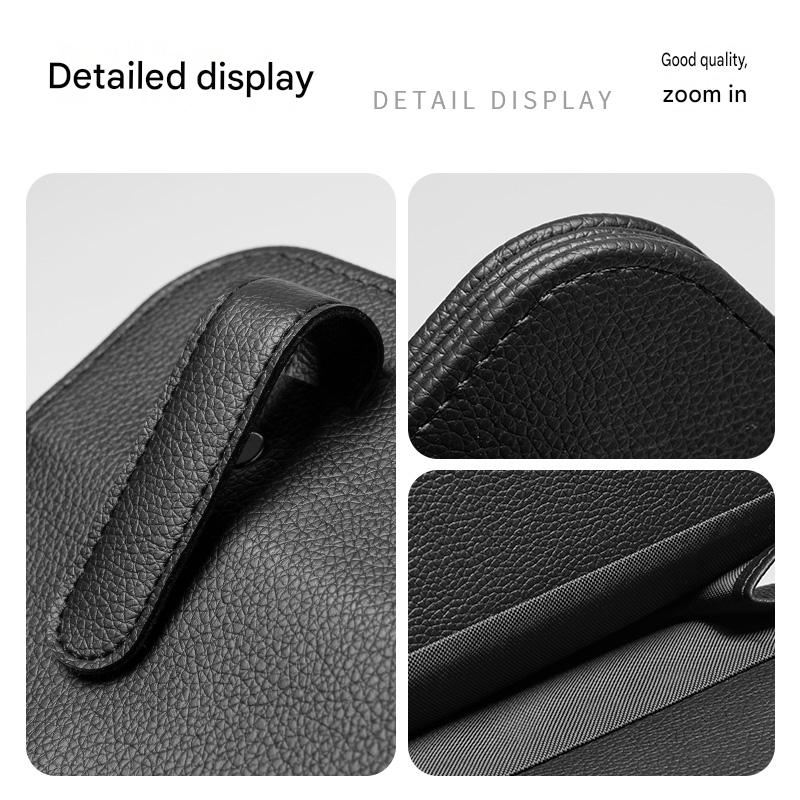 Autositz-Rücken-Hängetasche Mehrzweck-Auto-Organizer Hängender Auto-Dokumentenhalter Mehrere Taschen Flaschentasche Aufbewahrungsbox