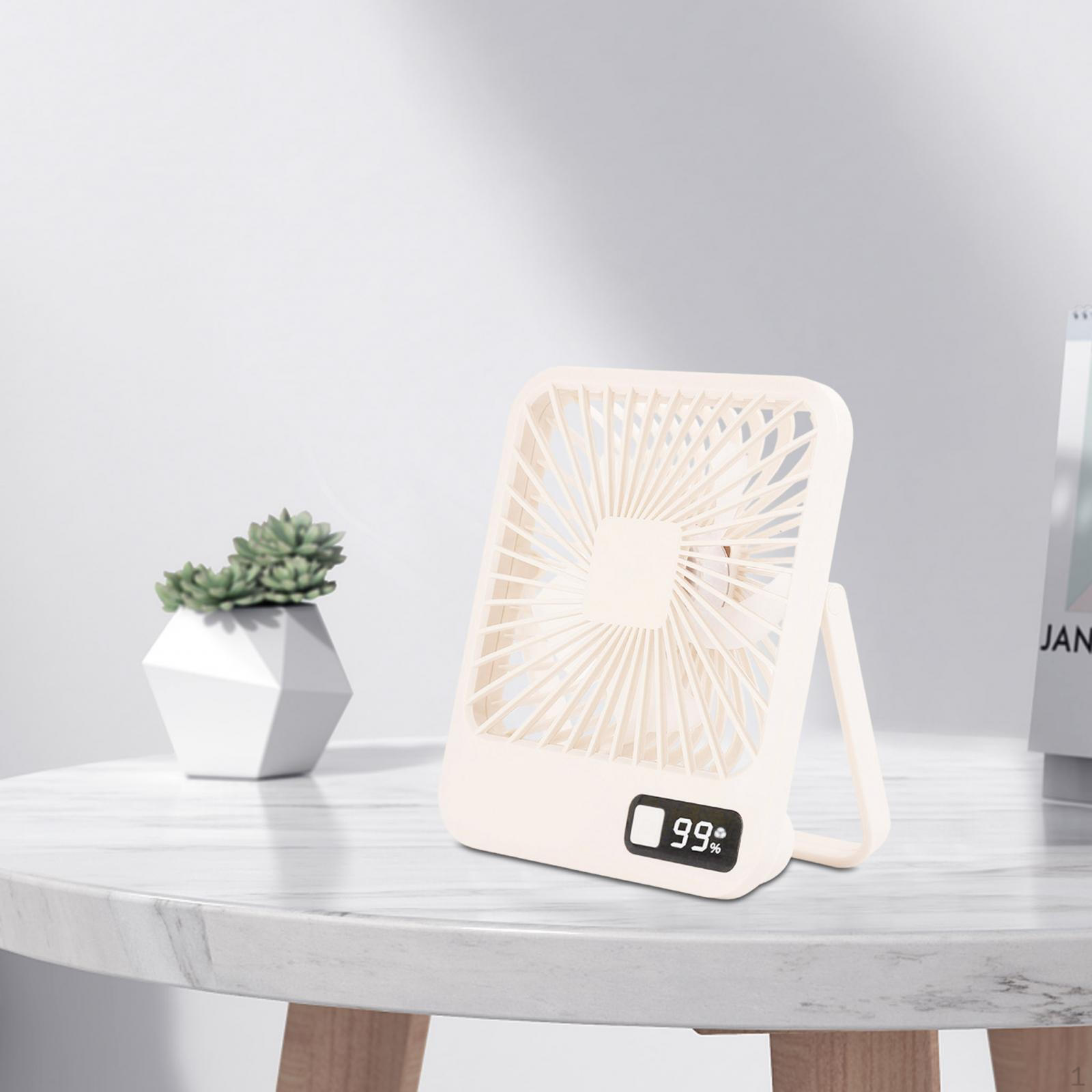 Compact Fan for Desk Use, Ideal Home And Travel бежевый