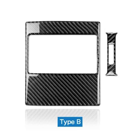 

Скорость полета из углеродного волокна для Mercedes Benz C Class W204, аксессуары, задняя вентиляционная крышка автомобиля, наклейка на внутреннюю отделку автомобиля Type B Pure Carbon