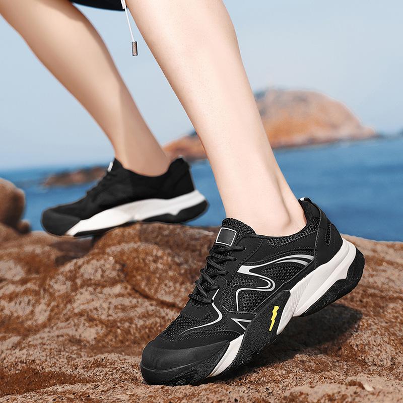 Summer Trekking Hiking Shoes Women Men Climbing Outdoor Sports Breathable Damping Durable Non Slip Unisex Sneakers