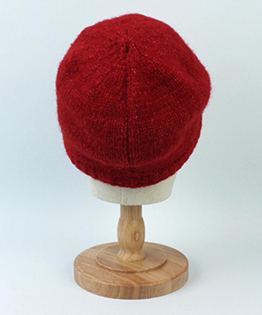 Yunibeosyeolkemiseuteuli Wool Red Knit Beret Wool Beret