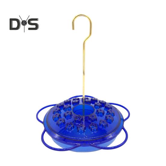 Bird Feeder Flower Shape Design Hummingbird Feeder All-Weather Water Drinker Integrated Flower Core Soaking Bird Feeder