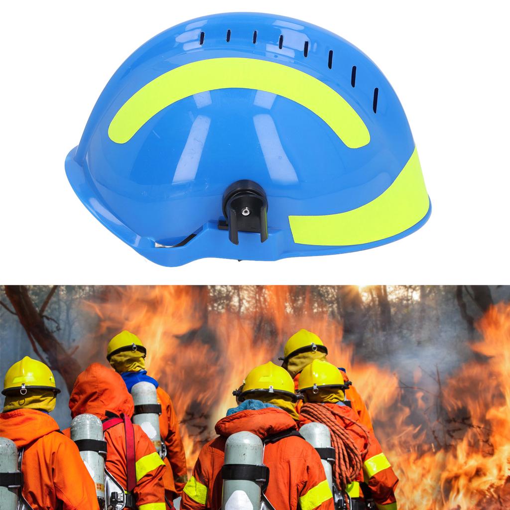 Hard Hat   Lining Heat Resistant Shock Absorbing Slotted Construction   Work Helmet