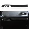 For Chrysler 300 (2011-2014) Car Center Console Gear Shift Panel Steering Wheel Cover Carbon Fiber Interior Sticker Accessories