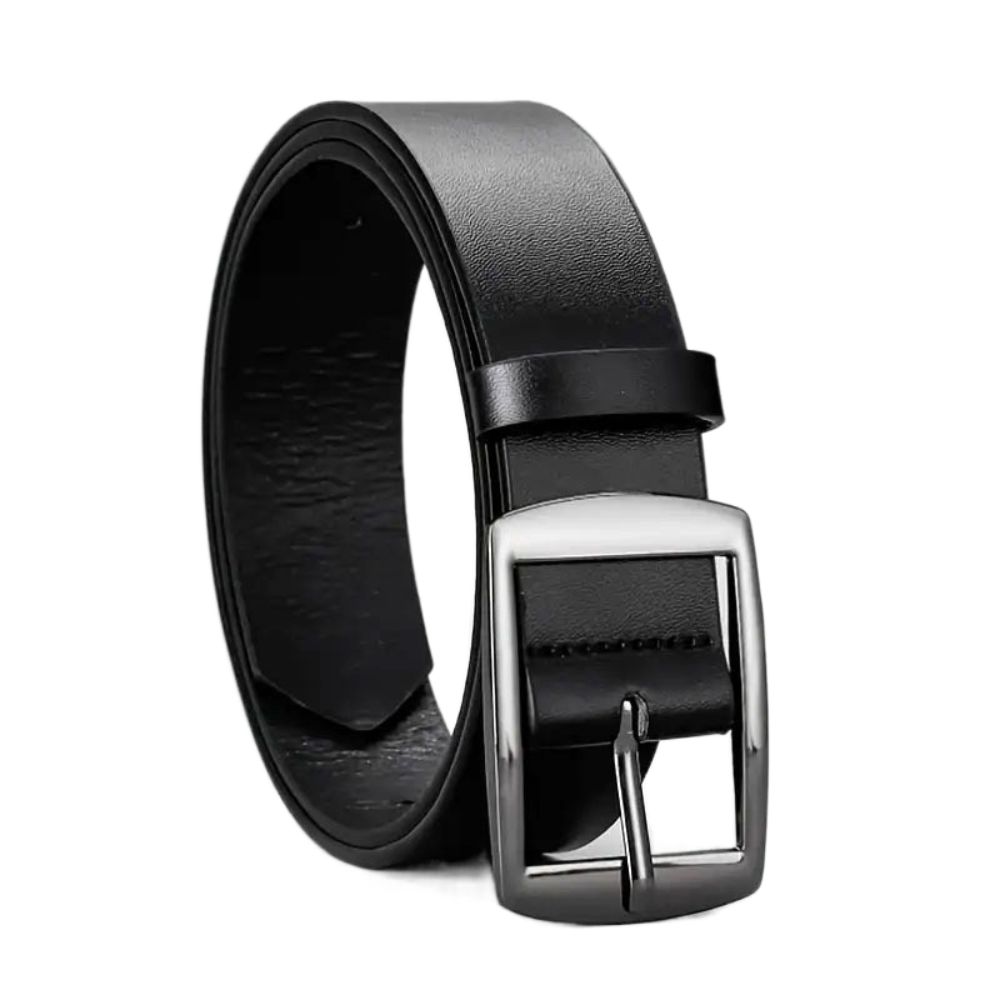 Casual Business Belt Luxury Metal Pin Buckle Belt Retro Waist Strap  For Man