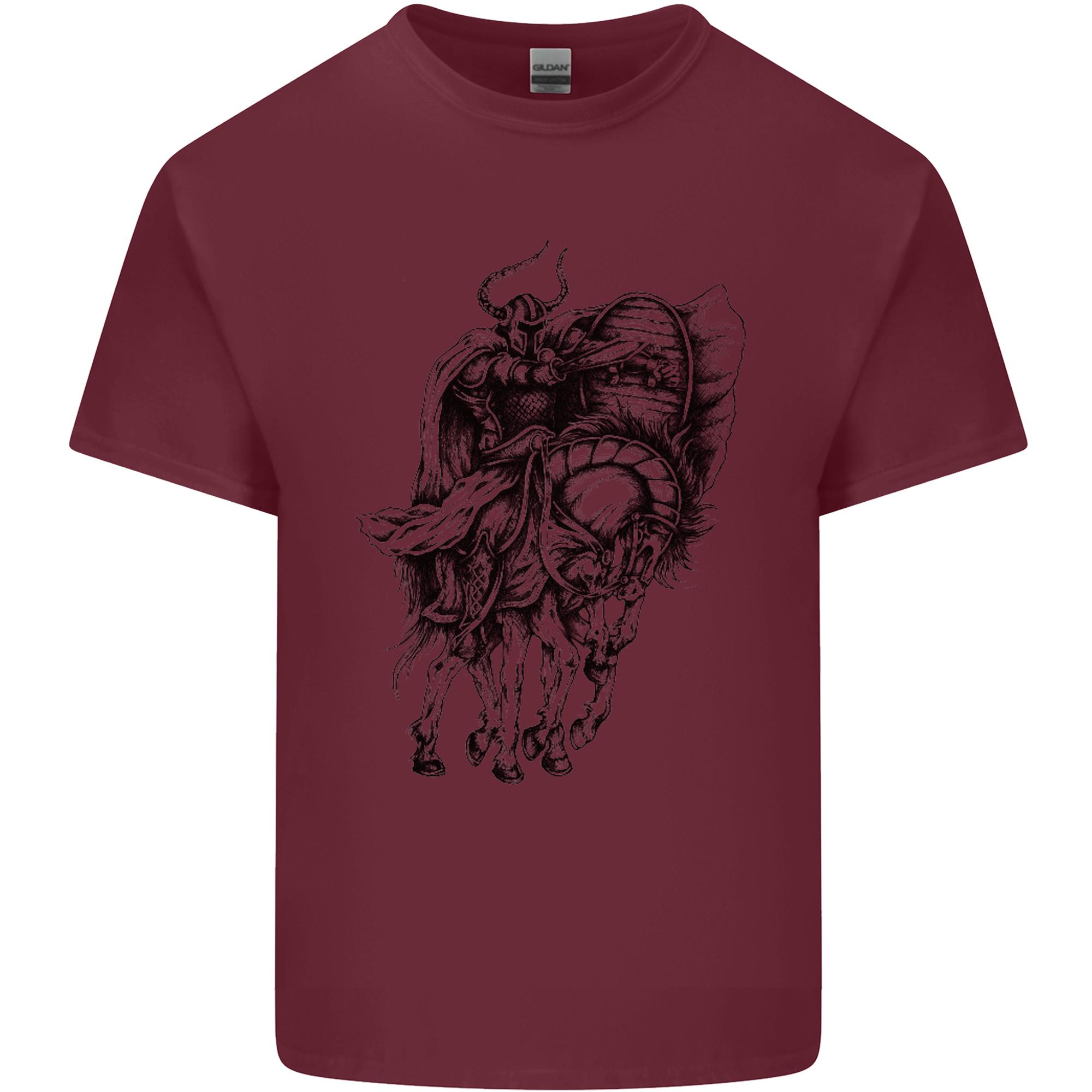 Odin the Viking on Horseback Valhalla Gods Unisexs Light Cotton TShirt S