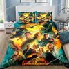 Dinosaur Duvet Covers Pillowcases Set Polyester Lovely Pattern 3D Cartoon Quilt Cover Custom Bedding Set Queen Size741
