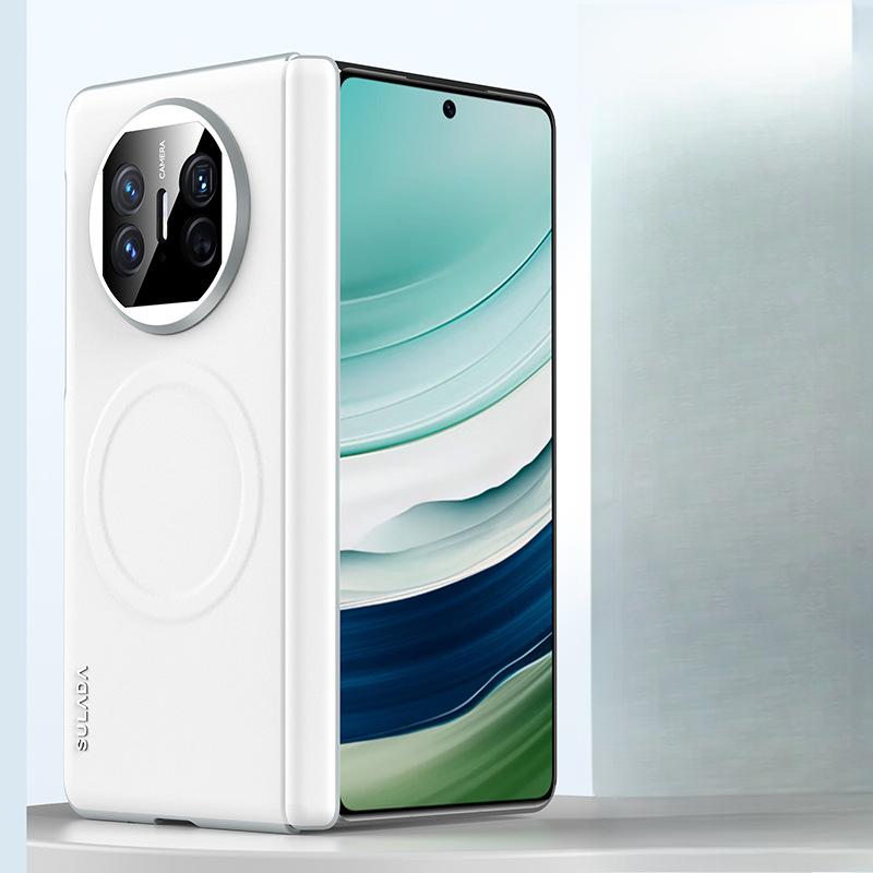 Suitable for Huawei MateX5 Mobile Phone Case Lens Full-inclusive Huawei Anti-fall X3 Magnetic Light Luxury Women's Hinge Men's Leather Case