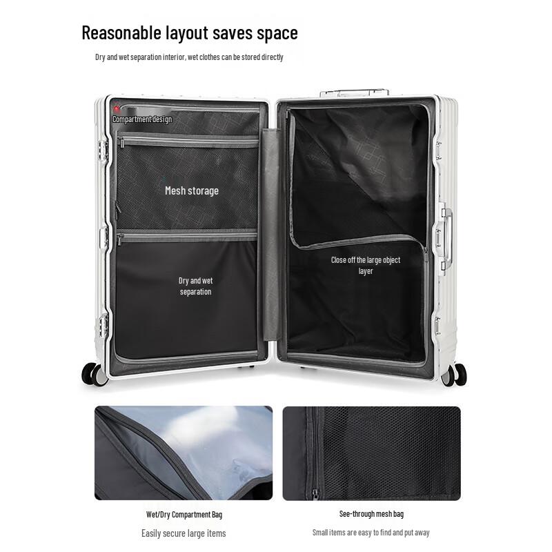 PAUL FRANK ABS+PC Aluminum Frame Hardshell Luggage