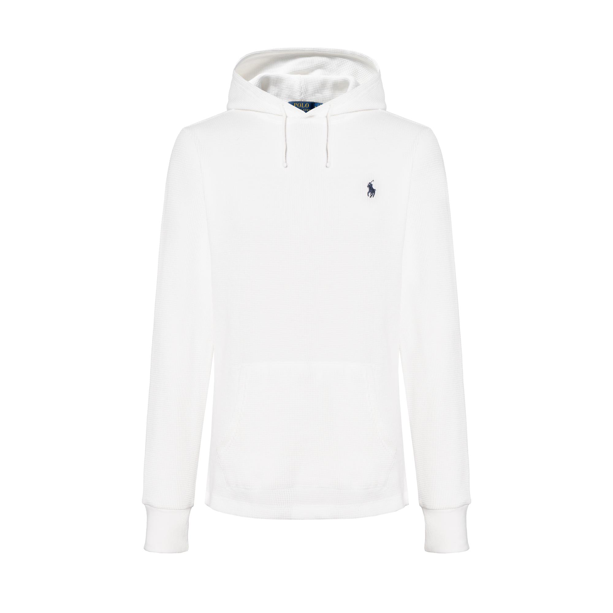 Мужская толстовка с капюшоном Polo Ralph Lauren Logo Вышитые мужские толстовки с капюшоном Белые 710767962-002 M