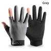 Sun Protection Fishing Gloves Anti-slip Cycling Gloves High Quality Ice Silk Halffinger  Men