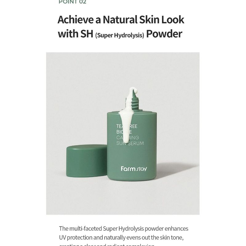 FARM STAY Tea Tree Biome Calming Sun Serum