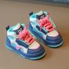 Children's Sports Shoes - Spring/Autumn Casual High-Top Skate Shoes for Boys, Puffy (Doughnut) Shoes for Girls