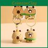 Creative Capybara Couple Keychain Charming Pvc Bag Pendant Ideal For Gifts