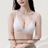 Korean Seamless Threaded Women's Bra - Small Bust Enhancement, Slimming, Quick-Dry, and Thin Style.