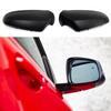 2 Stück ABS Auto Seitenspiegelgehäuse Außenspiegelabdeckung Wetterfest Modisches Aussehen Nicht Leicht