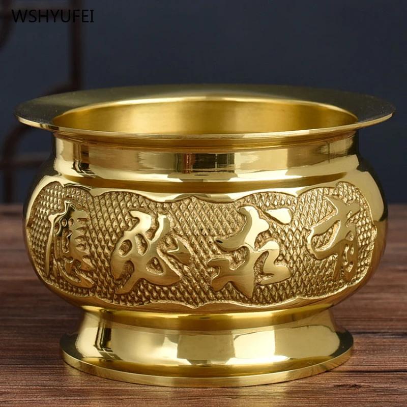 1 Stück Räuchergefäß aus reinem Kupfer Tempel Buddhistische Halle Haushaltliche Opfergaben Feng Shui Zubehör Heimdekoration Opfergabe