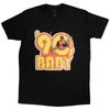 Marvel Comics Deadpool T-shirt Bébé Années 90 Noir Neuf
