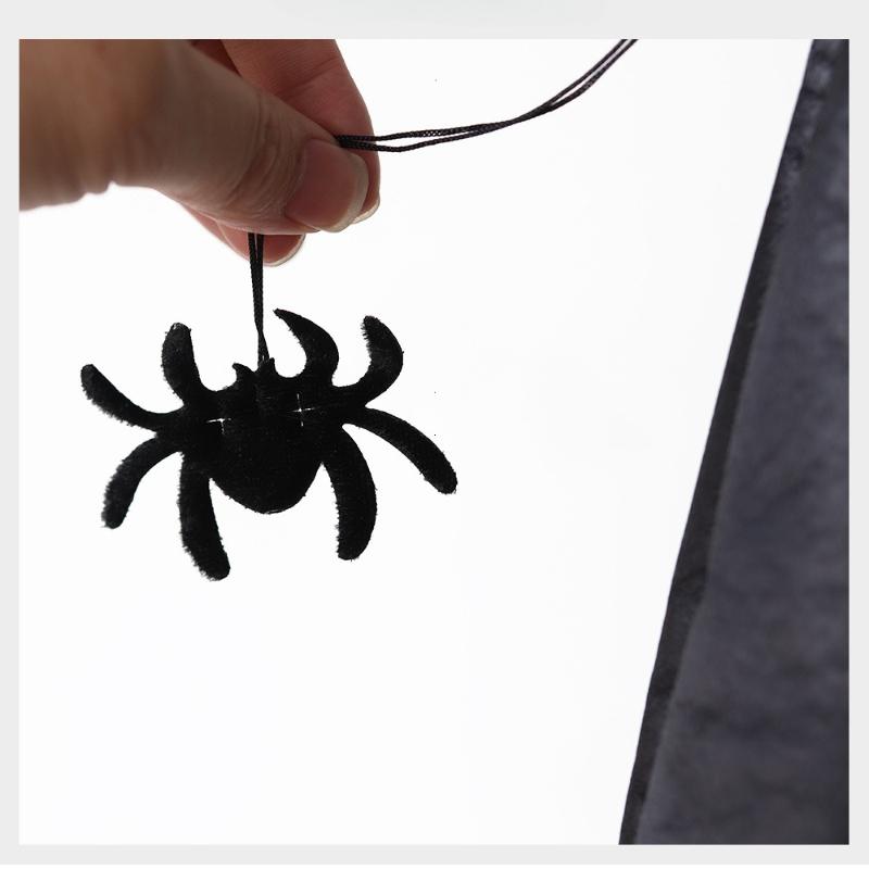 Halloween Folds Witch Wizard Black Hat for Party Cosplay Costume Headgear Devil Cap Women Costume Accessory for Cosplay Party