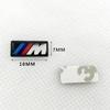 For All BMW E46 E39 E38 E90 E60 E36 F30 F20 X1 X3 X5 M Logo Car Steering Wheel Hub Caps Center Emblem Badge Sticker DIY Sticker