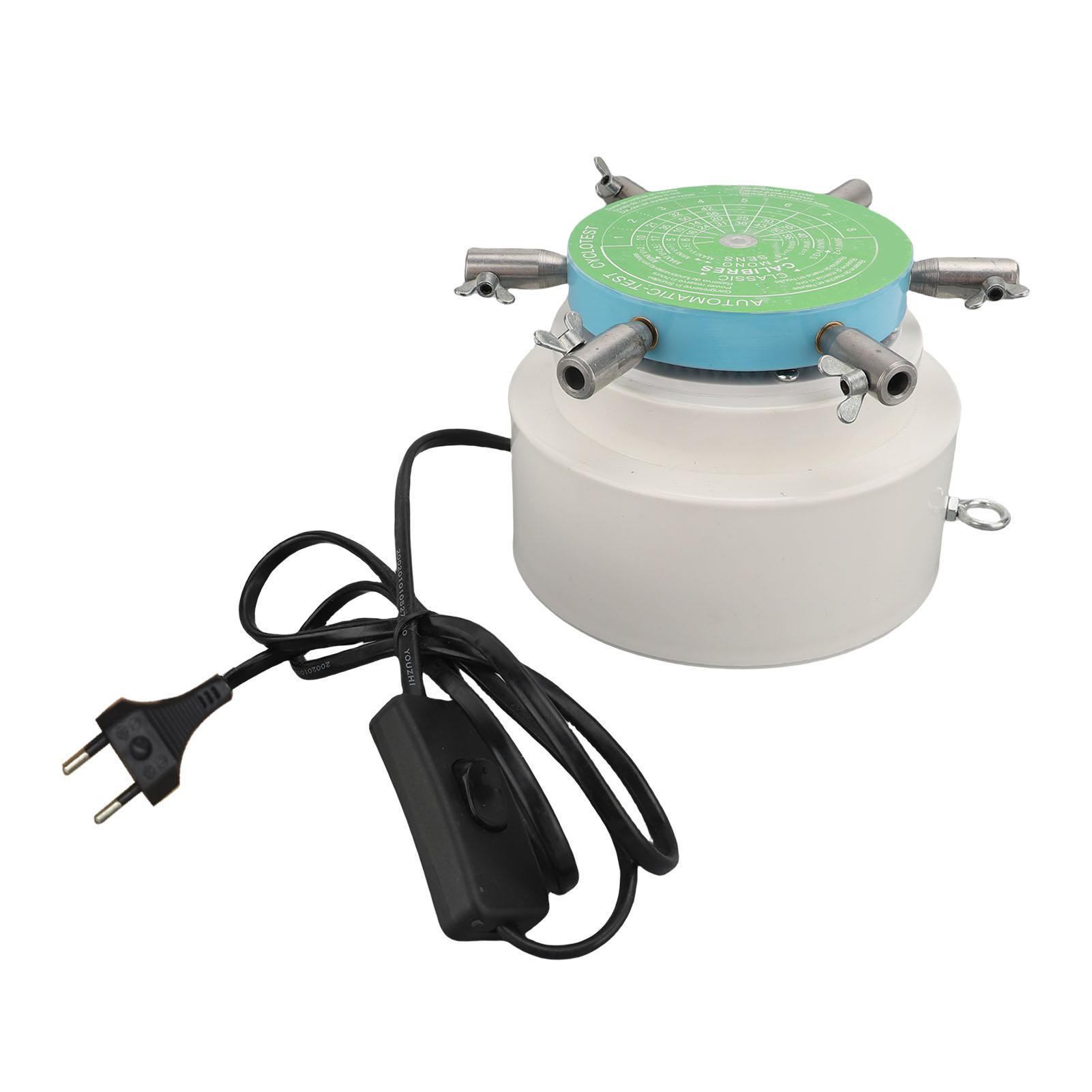 Horloge Test Opwinder Machine Metaal Automatisch Mechanisch Horloge Opwinder Reparatiegereedschap Accessoires met 6 Legeringsarmen voor white