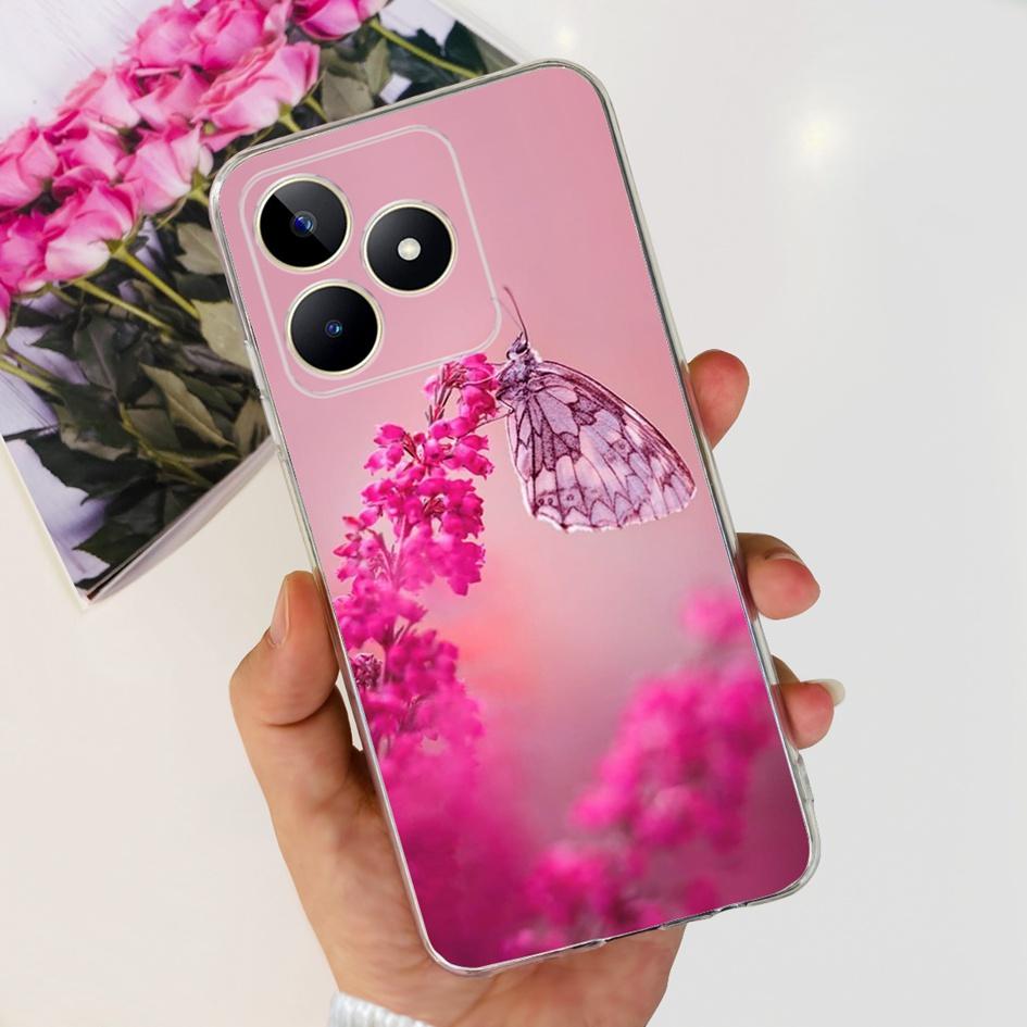 For Cover Realme C53 Phone Case 6.74" 2023 New Fashion Astronaut Soft Silicone Clear Back Cover For Realme C53 RMX3760 C 53 Capa