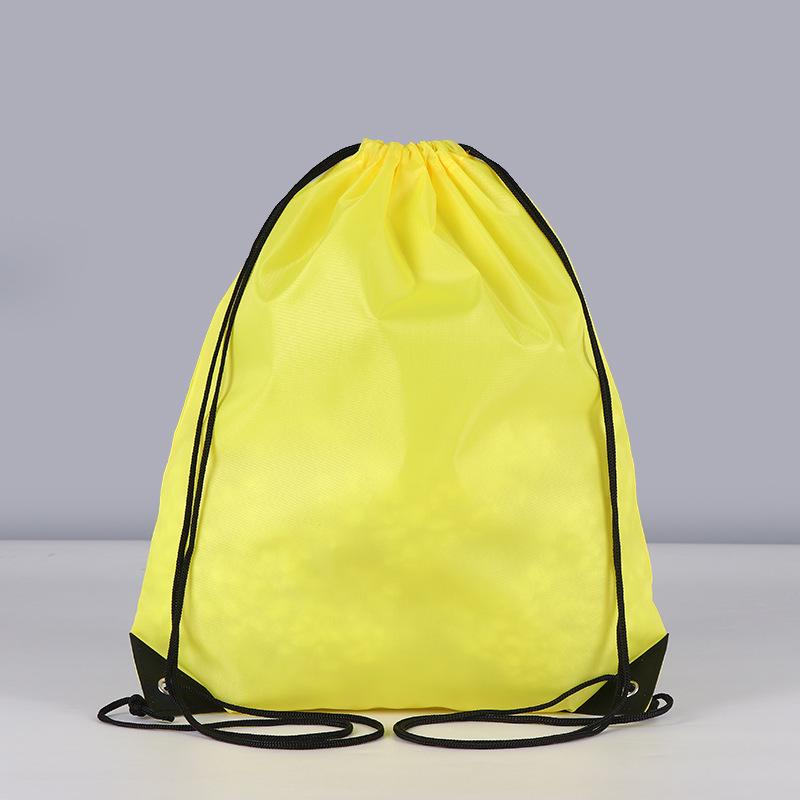 Polyester-Kordelzugrucksack mit individuellem Logo für Marathon oder Fußball
