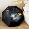 1 Stück Katzen Schmetterlinge Automatischer Regenschirm - Geeignet für Reisen Outdoor Tragbarer Regenschirm Geburtstagsgeschenk Tägliche Notwendigkeiten