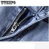 Men's Jeans Loose Straight Pants Elastic Hundred with Large Size Casual Pants Fashion Simple Large Size Jeans