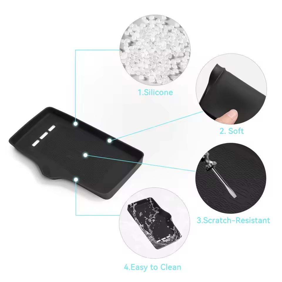 for Chery OMODA 5 C5 E5 EV  2025 2025 Center Console Wireless Charger Mat Anti-Slip Pad Car Interior Accessories