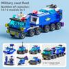 Military Transforming Fire Truck Building Block Set For Kids Educational Play